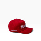 Unstructured Shop Hat-Red Corduroy